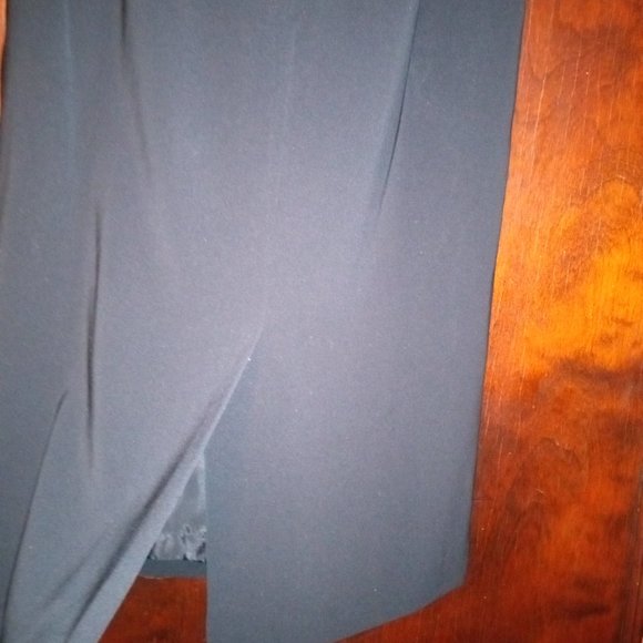 CHURCH FLOW!! 2-piece fuchsia pink & black skirt suit with black & gold buttons - Picture 6 of 6